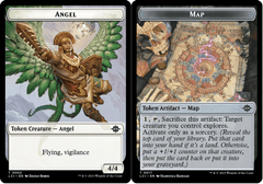 Angel (0002) // Map (0017) Double-Sided Token - Foil